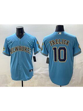 Sal Frelick Blue Jersey Stitched